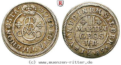 Klicken Sie auf das Bild um es auf Ihrem Rechner zu speichern braunschweig-ernst-august-2-mariengroschen/97220.jpg