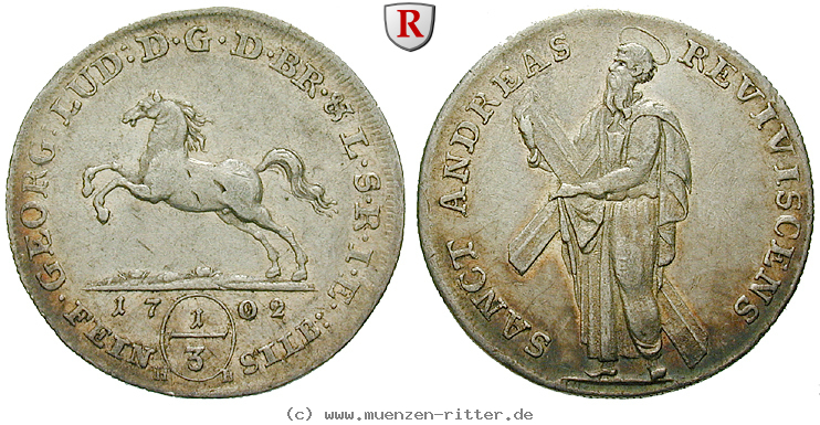 Klicken Sie auf das Bild um es auf Ihrem Rechner zu speichern braunschweig-georg-i-ludwig-1-3-taler/31414.jpg