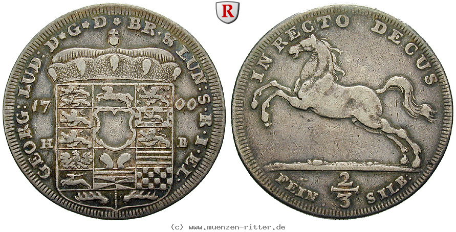 Klicken Sie auf das Bild um es auf Ihrem Rechner zu speichern braunschweig-georg-i-ludwig-2-3-taler/83851.jpg