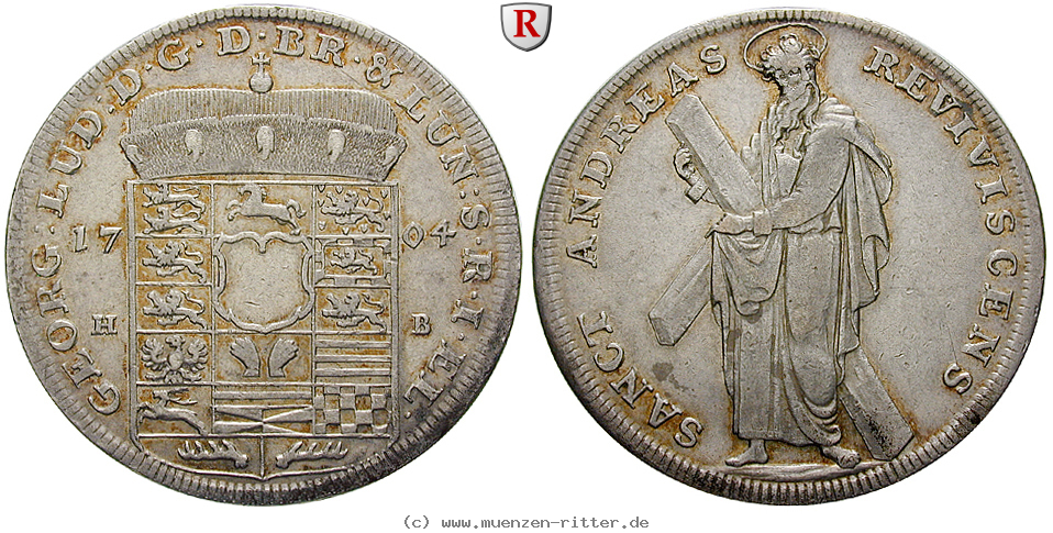 Klicken Sie auf das Bild um es auf Ihrem Rechner zu speichern braunschweig-georg-i-ludwig-reichstaler/81093.jpg