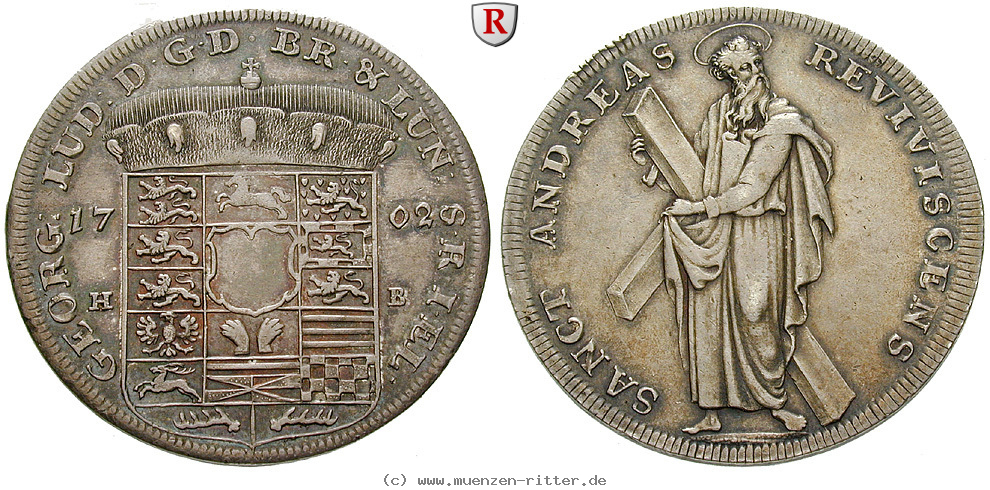 Klicken Sie auf das Bild um es auf Ihrem Rechner zu speichern braunschweig-georg-i-ludwig-taler/51429.jpg