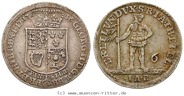 Klicken Sie auf das Bild um es auf Ihrem Rechner zu speichern braunschweig-georg-ii-1-6-taler/22300.jpg
