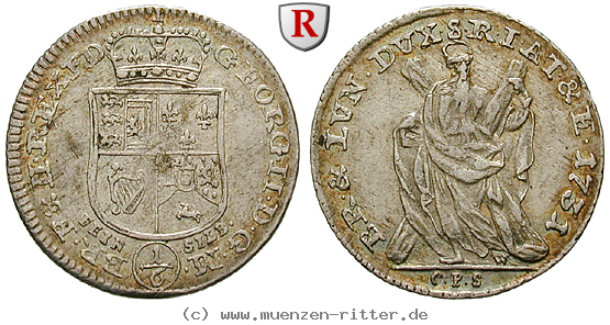 Klicken Sie auf das Bild um es auf Ihrem Rechner zu speichern braunschweig-georg-ii-1-6-taler/97221.jpg