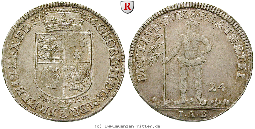 Klicken Sie auf das Bild um es auf Ihrem Rechner zu speichern braunschweig-georg-ii-2-3-taler/54414.jpg