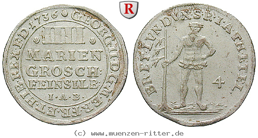 Klicken Sie auf das Bild um es auf Ihrem Rechner zu speichern braunschweig-georg-ii-4-mariengroschen/31424.jpg