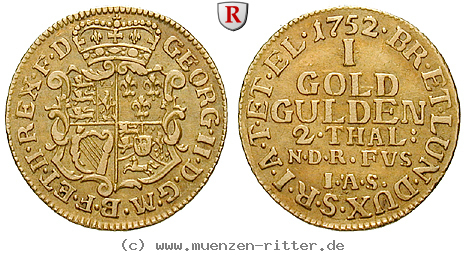 Klicken Sie auf das Bild um es auf Ihrem Rechner zu speichern braunschweig-georg-ii-goldgulden-2-taler/77406.jpg