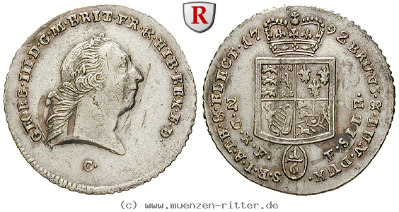 Klicken Sie auf das Bild um es auf Ihrem Rechner zu speichern braunschweig-georg-iii-1-6-taler/86026.jpg
