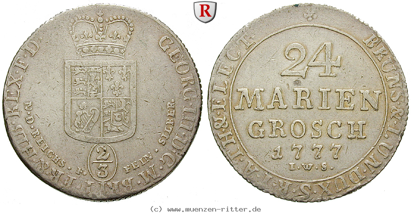 Klicken Sie auf das Bild um es auf Ihrem Rechner zu speichern braunschweig-georg-iii-24-mariengroschen/46269.jpg