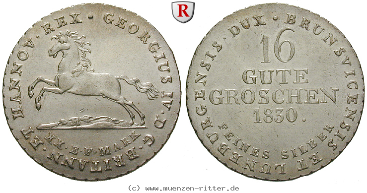 Klicken Sie auf das Bild um es auf Ihrem Rechner zu speichern braunschweig-georg-iv-16-gute-groschen/101280.jpg