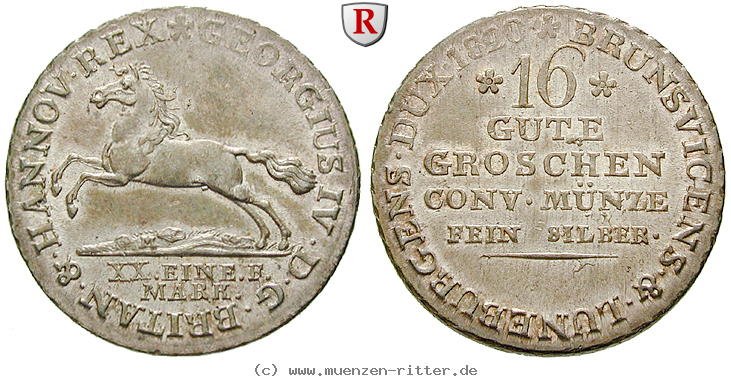 Klicken Sie auf das Bild um es auf Ihrem Rechner zu speichern braunschweig-georg-iv-16-gute-groschen/27139.jpg