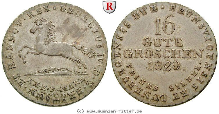 Klicken Sie auf das Bild um es auf Ihrem Rechner zu speichern braunschweig-georg-iv-16-gute-groschen/27143.jpg