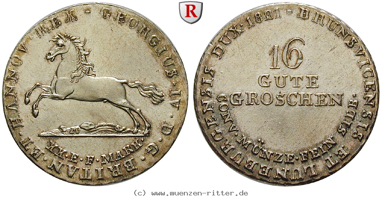 Klicken Sie auf das Bild um es auf Ihrem Rechner zu speichern braunschweig-georg-iv-16-gute-groschen/99126.jpg