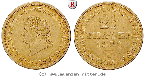 Klicken Sie auf das Bild um es auf Ihrem Rechner zu speichern braunschweig-georg-iv-2-1-2-taler/75668.jpg