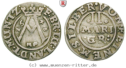 Klicken Sie auf das Bild um es auf Ihrem Rechner zu speichern braunschweig-georg-wilhelm-2-mariengroschen/34647.jpg