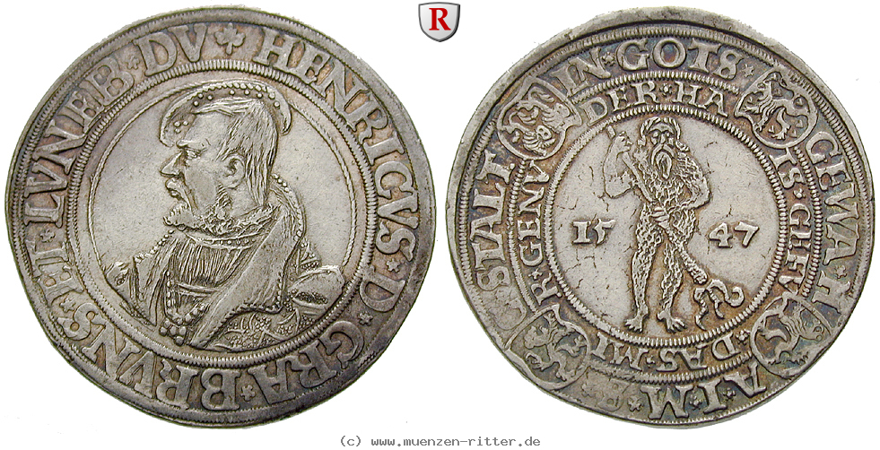 Klicken Sie auf das Bild um es auf Ihrem Rechner zu speichern braunschweig-heinrich-der-juengere-taler/27153.jpg