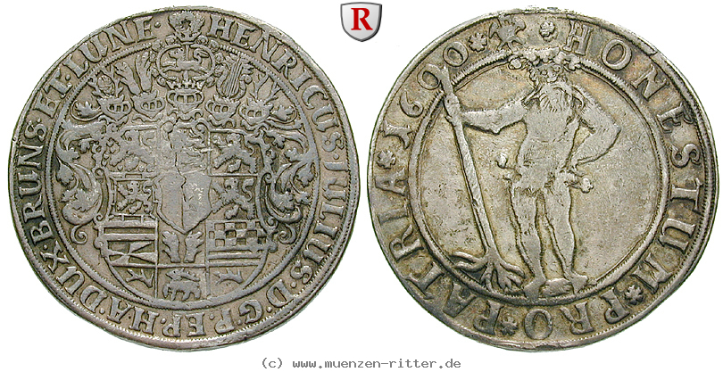 Klicken Sie auf das Bild um es auf Ihrem Rechner zu speichern braunschweig-heinrich-julius-1-2-taler/75620.jpg
