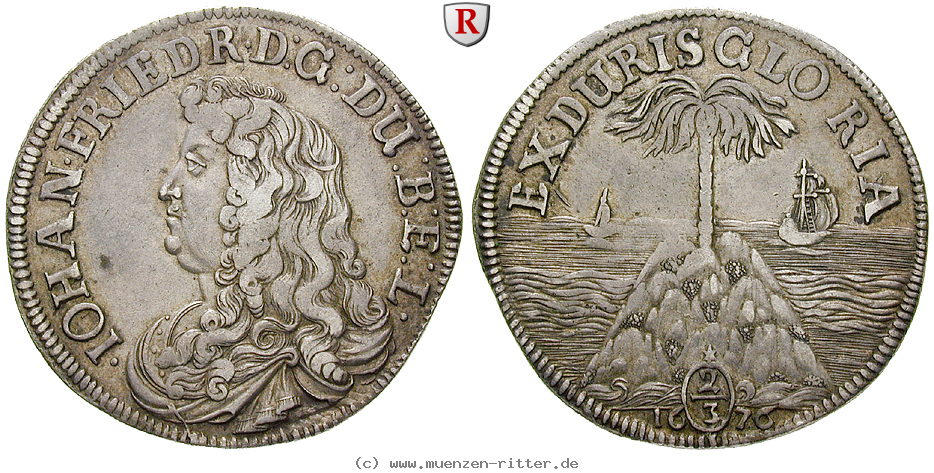 Klicken Sie auf das Bild um es auf Ihrem Rechner zu speichern braunschweig-johann-friedrich-2-3-taler/81056.jpg