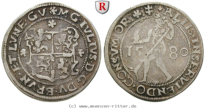 Klicken Sie auf das Bild um es auf Ihrem Rechner zu speichern braunschweig-julius-1-4-reichstaler/82436.jpg