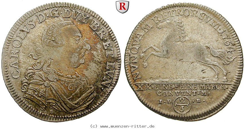 Klicken Sie auf das Bild um es auf Ihrem Rechner zu speichern braunschweig-karl-2-3-taler/48703.jpg