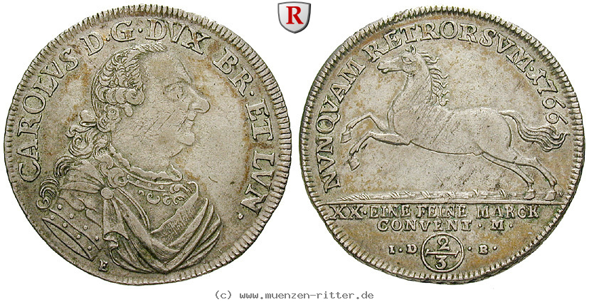 Klicken Sie auf das Bild um es auf Ihrem Rechner zu speichern braunschweig-karl-2-3-taler/51505.jpg