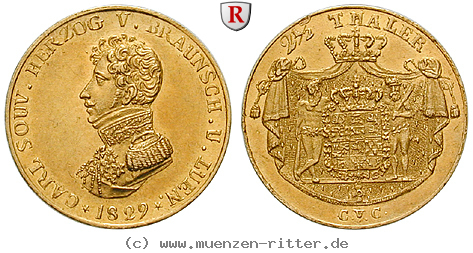 Klicken Sie auf das Bild um es auf Ihrem Rechner zu speichern braunschweig-karl-ii-als-selbstaendiger-herzog-2-1-2-taler/87440.jpg
