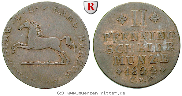 Klicken Sie auf das Bild um es auf Ihrem Rechner zu speichern braunschweig-karl-ii-als-selbstaendiger-herzog-2-pfennig/34657.jpg