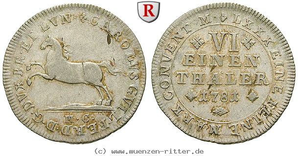 Klicken Sie auf das Bild um es auf Ihrem Rechner zu speichern braunschweig-karl-wilhelm-ferdinand-1-6-taler/89186.jpg