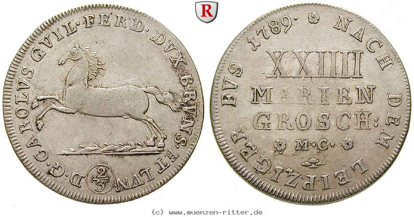 Klicken Sie auf das Bild um es auf Ihrem Rechner zu speichern braunschweig-karl-wilhelm-ferdinand-24-mariengroschen/29452.jpg