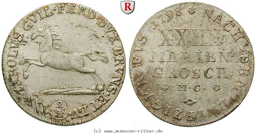 Klicken Sie auf das Bild um es auf Ihrem Rechner zu speichern braunschweig-karl-wilhelm-ferdinand-24-mariengroschen/31392.jpg