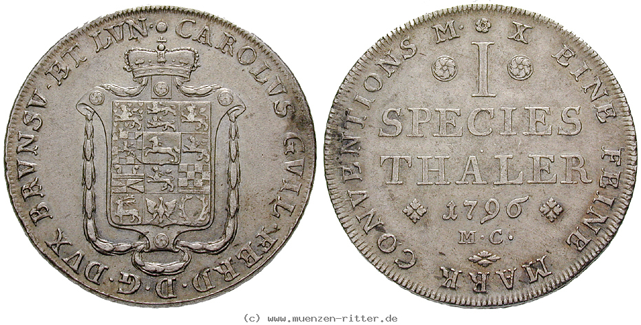 Klicken Sie auf das Bild um es auf Ihrem Rechner zu speichern braunschweig-karl-wilhelm-ferdinand-taler/15861.jpg