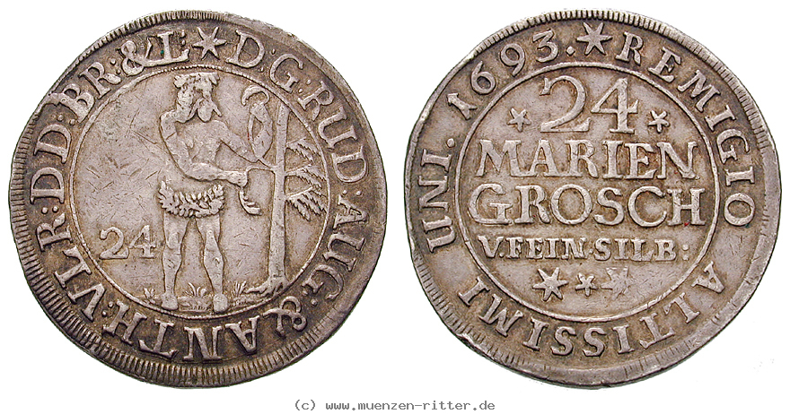 Klicken Sie auf das Bild um es auf Ihrem Rechner zu speichern braunschweig-rudolf-august-und-anton-ulrich-24-mariengroschen/10017.jpg