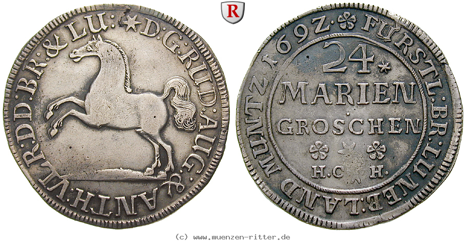 Klicken Sie auf das Bild um es auf Ihrem Rechner zu speichern braunschweig-rudolf-august-und-anton-ulrich-24-mariengroschen/29399.jpg