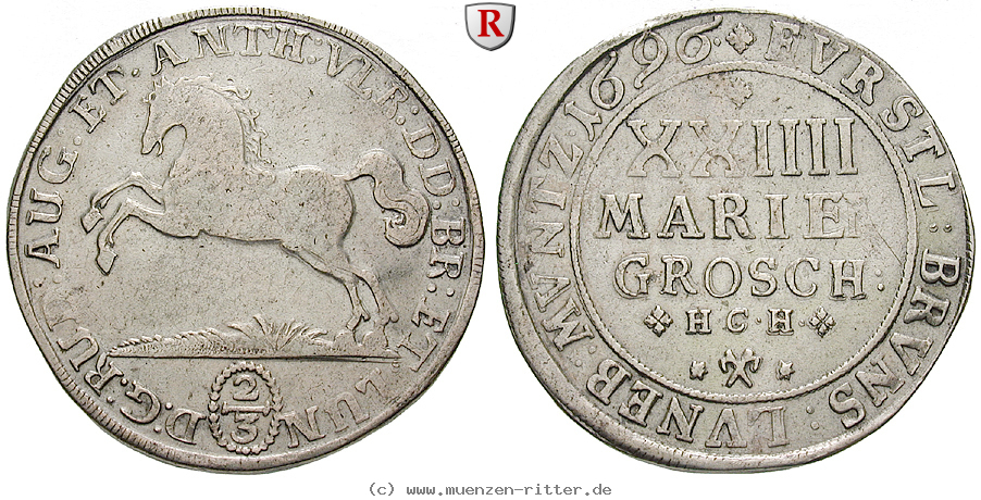 Klicken Sie auf das Bild um es auf Ihrem Rechner zu speichern braunschweig-rudolf-august-und-anton-ulrich-24-mariengroschen/31387.jpg