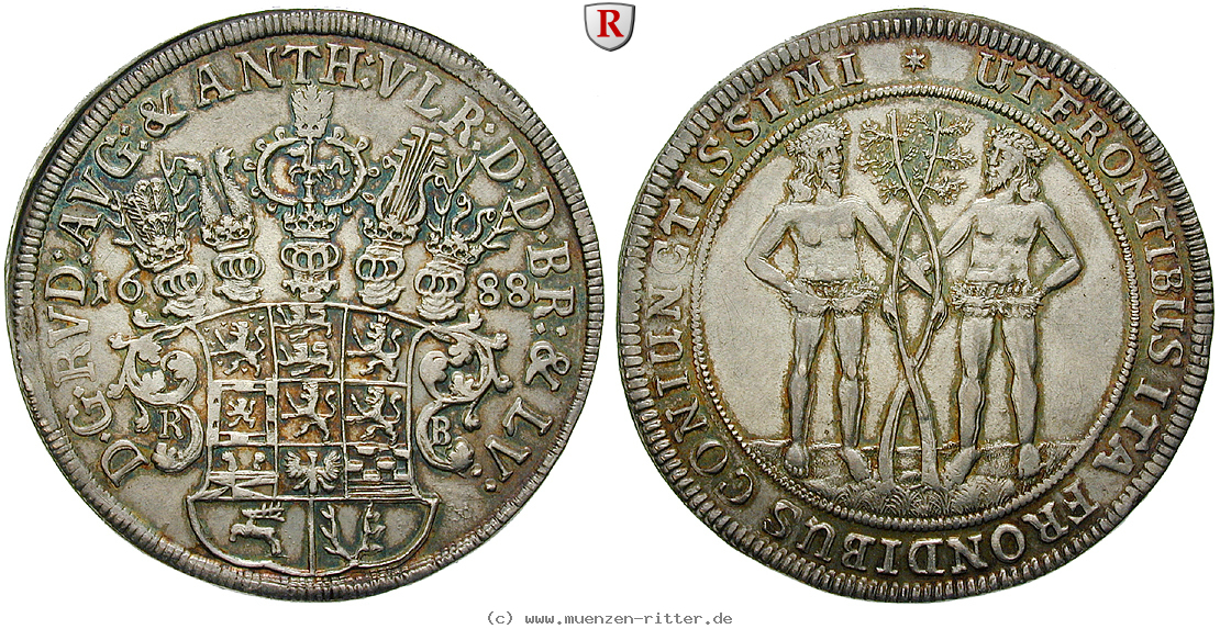 Klicken Sie auf das Bild um es auf Ihrem Rechner zu speichern braunschweig-rudolf-august-und-anton-ulrich-reichstaler/92163.jpg