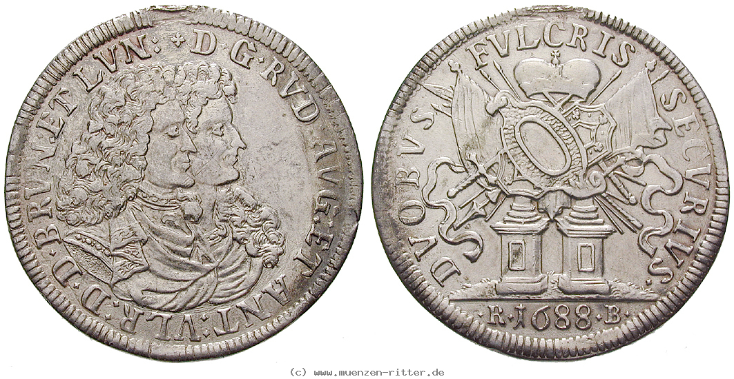 Klicken Sie auf das Bild um es auf Ihrem Rechner zu speichern braunschweig-rudolf-august-und-anton-ulrich-taler/22183.jpg