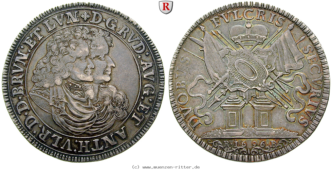 Klicken Sie auf das Bild um es auf Ihrem Rechner zu speichern braunschweig-rudolf-august-und-anton-ulrich-taler/85888.jpg