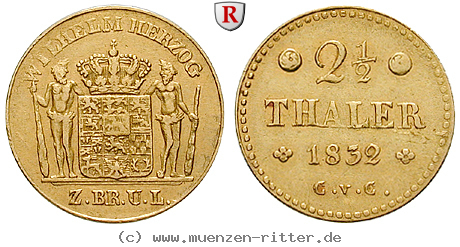 Klicken Sie auf das Bild um es auf Ihrem Rechner zu speichern braunschweig-wilhelm-2-1-2-taler/74077.jpg