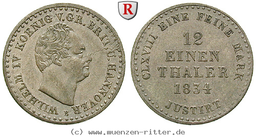 Klicken Sie auf das Bild um es auf Ihrem Rechner zu speichern braunschweig-wilhelm-iv-1-12-taler/29812.jpg