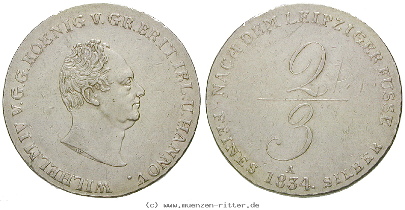 Klicken Sie auf das Bild um es auf Ihrem Rechner zu speichern braunschweig-wilhelm-iv-2-3-taler/23961.jpg