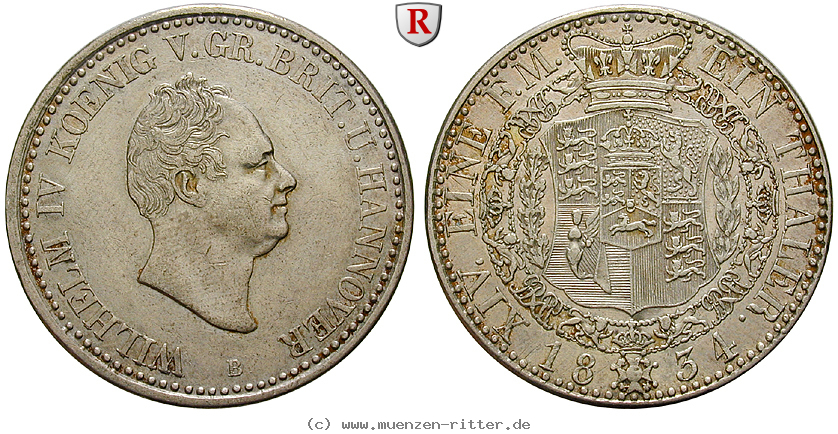 Klicken Sie auf das Bild um es auf Ihrem Rechner zu speichern braunschweig-wilhelm-iv-taler/101426.jpg