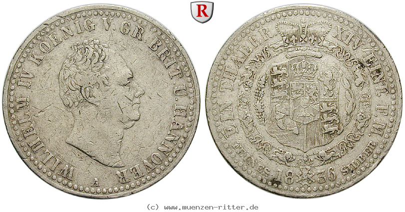 Klicken Sie auf das Bild um es auf Ihrem Rechner zu speichern braunschweig-wilhelm-iv-taler/65167.jpg