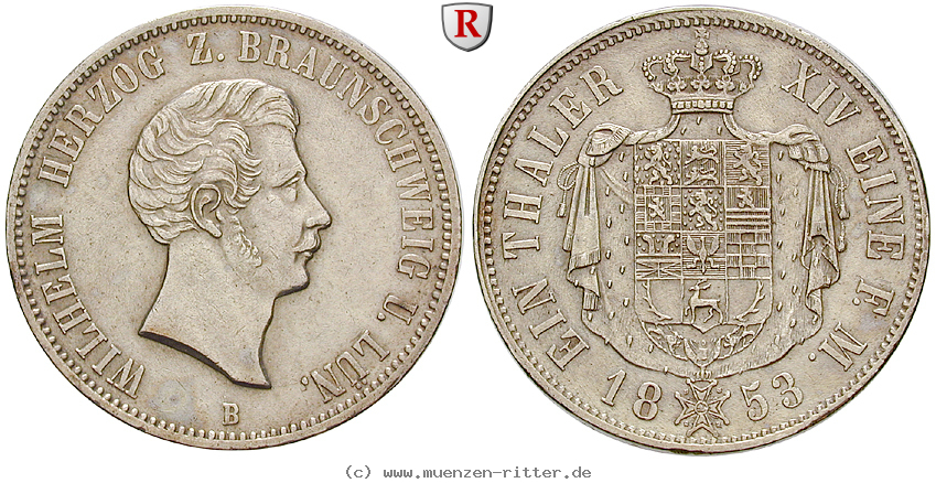 Klicken Sie auf das Bild um es auf Ihrem Rechner zu speichern braunschweig-wilhelm-taler/21443.jpg