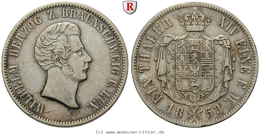 Klicken Sie auf das Bild um es auf Ihrem Rechner zu speichern braunschweig-wilhelm-taler/90605.jpg