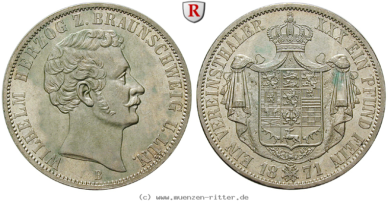 Klicken Sie auf das Bild um es auf Ihrem Rechner zu speichern braunschweig-wilhelm-vereinstaler/85070.jpg