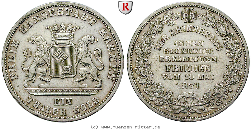 Klicken Sie auf das Bild um es auf Ihrem Rechner zu speichern bremen-stadt-taler-gold/73531.jpg