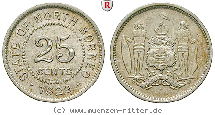 Klicken Sie auf das Bild um es auf Ihrem Rechner zu speichern britisch-nordborneo-britsches-protektorat-25-cents/68687.jpg
