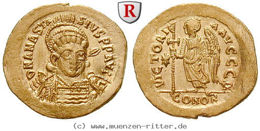 Klicken Sie auf das Bild um es auf Ihrem Rechner zu speichern byzanz-anastasius-i-solidus/26195.jpg