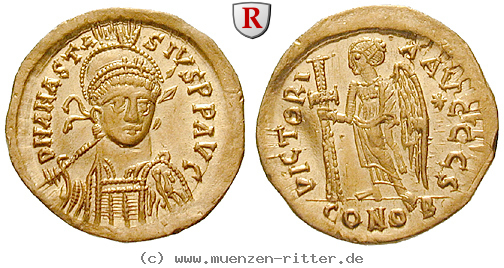Klicken Sie auf das Bild um es auf Ihrem Rechner zu speichern byzanz-anastasius-i-solidus/26201.jpg
