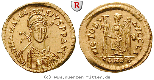 Klicken Sie auf das Bild um es auf Ihrem Rechner zu speichern byzanz-anastasius-i-solidus/26220.jpg