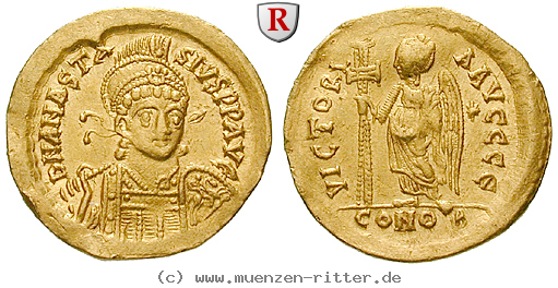 Klicken Sie auf das Bild um es auf Ihrem Rechner zu speichern byzanz-anastasius-i-solidus/32041.jpg